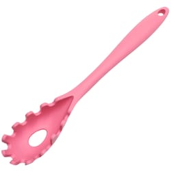 Chef Craft Premium Pink Silicone/Steel Spaghetti Fork