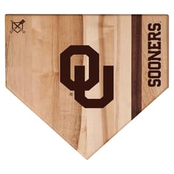 Baseball BBQ 12 in. L X 12 in. W X 1 in. Maple NCAA Oklahoma Sooners Cutting Board