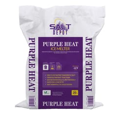 Salt Depot Purple Heat Magnesium Chloride/Sodium Chloride Pet Friendly Granule Ice Melt 20 lb