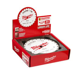 Milwaukee 6-1/2 in. D X 5/8 in. Tungsten Carbide Circular Saw Blade 24 teeth 1 pk