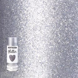 Rust-Oleum Specialty Glitter Silver Spray Paint 10.25 oz