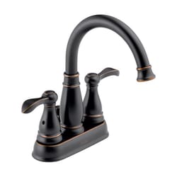 Delta Porter Oil Rubbed Bronze Contemporary Bathroom Faucet 4 in.