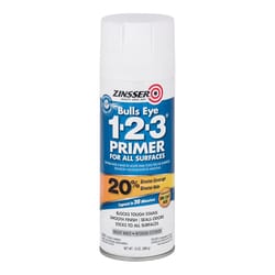 Zinsser Bulls Eye 123 Bright White Smooth Oil-Based Alkyd Resin Spray Primer and Sealer 13 oz