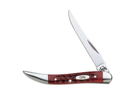 Case Red Stainless Steel 5.25 in. Toothpick Pocket Knife