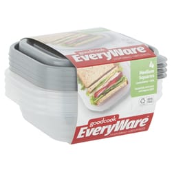 Good Cook EveryWare 2.9 cups Clear Food Storage Container Set 4 pk