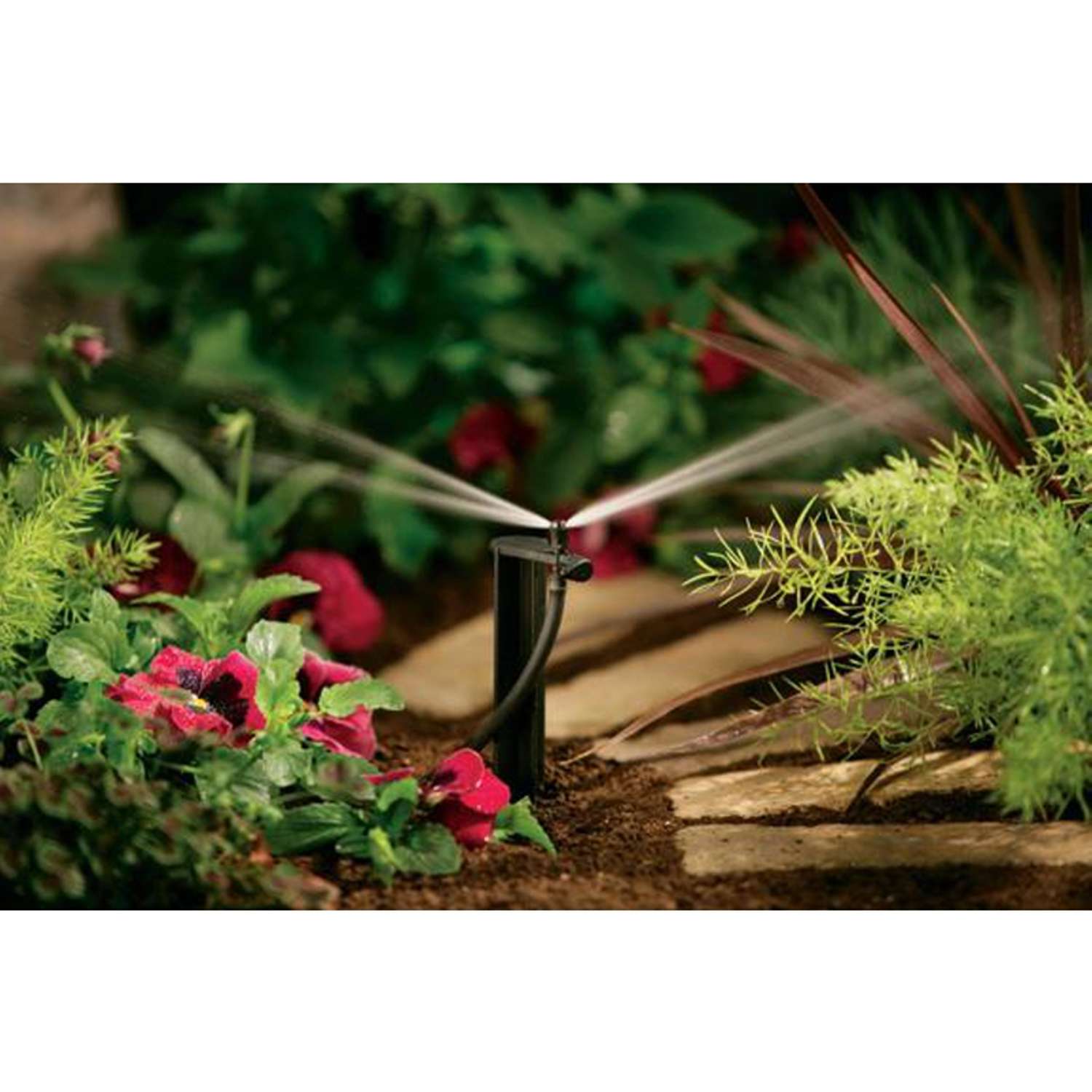 Orbit Strip Drip Irrigation Micro Sprinkler on Stake 29 gph Orbit Strip Drip Irrigation Micro Sprinkler on Stake 29 gph