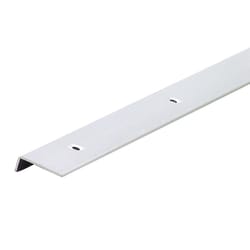 M-D BUILDING PRODUCTS 0.25 in. H X 0.83 in. W X 96 in. L Satin Clear Clear Aluminum Molding