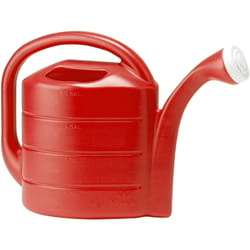Novelty Red 2 gal Plastic Deluxe Watering Can