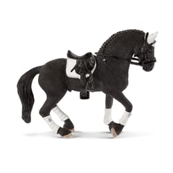 Schleich Horse Club Frisian Stallion Riding Tournament Toy Black/White