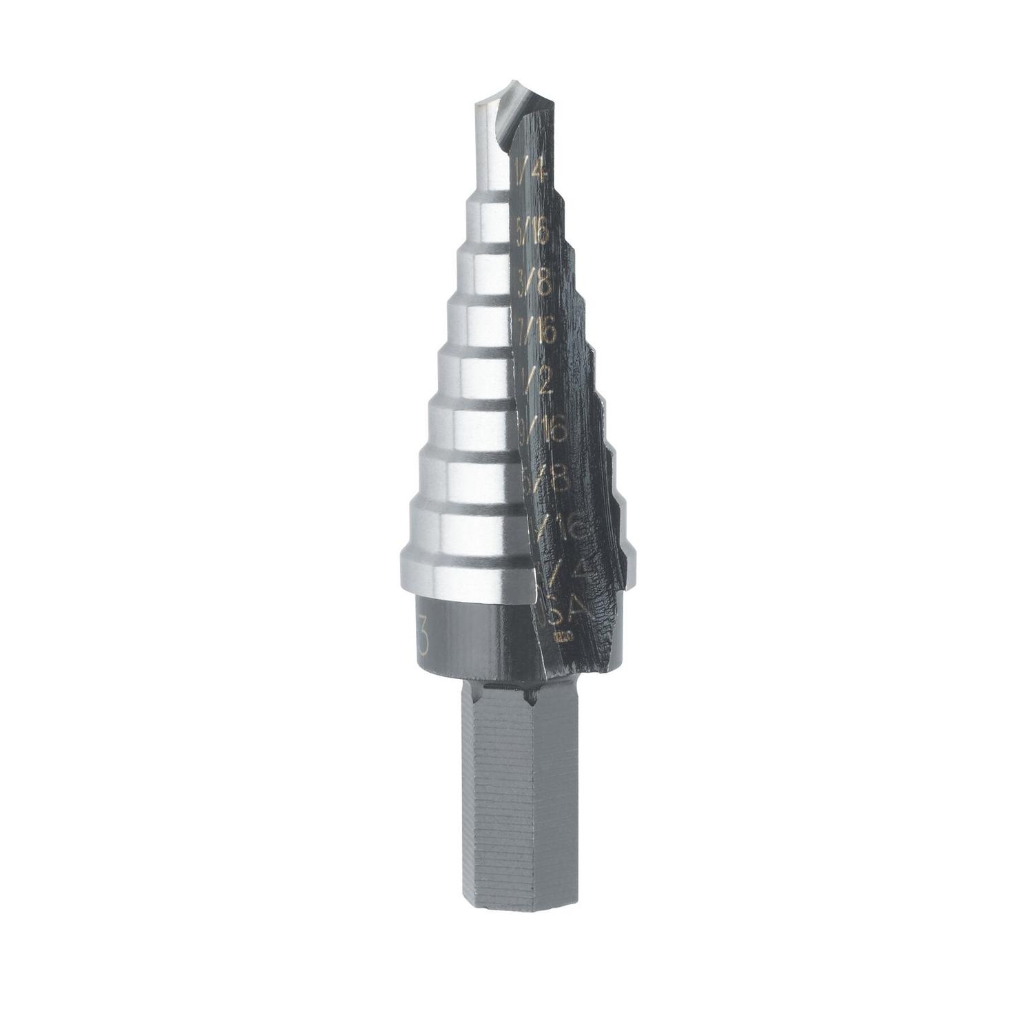 Photos - Drill Bit IRWIN Unibit 1/4 to 3/4 in. X 6 in. L High Speed Steel Step  Squa 