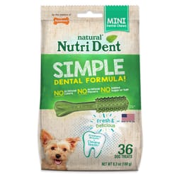 Nylabone Nutri Dent Dental Chews For Dogs 6.3 oz 1.75 in. 36 pk