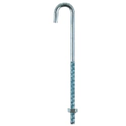 Hampton Small Zinc-Plated Silver Zinc 1 in. L J-Bolt 115 lb 1 pk