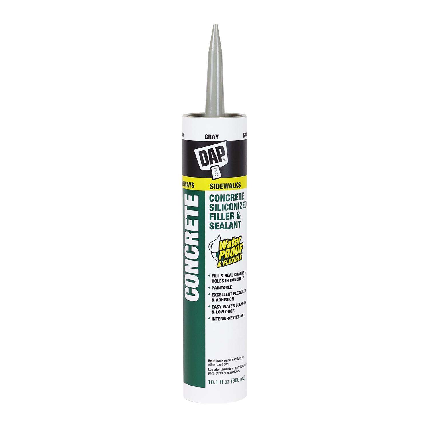 DAP Gray Silicone Concrete and Masonry Filler and Sealant 10.1 oz Ace