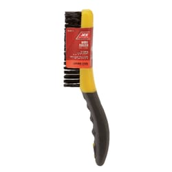 Ace  4 in. W x 10.25 in. L Carbon Steel  Wire Brush 
