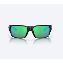 Costa Tailfin Black Frame Green Lens Polarized Sunglasses