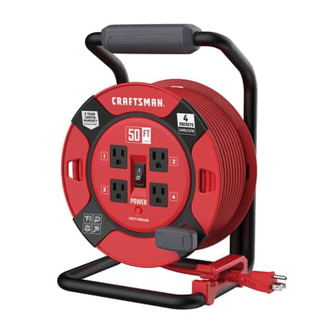 Craftsman 50 ft. L PVC Cord Reel - Ace Hardware