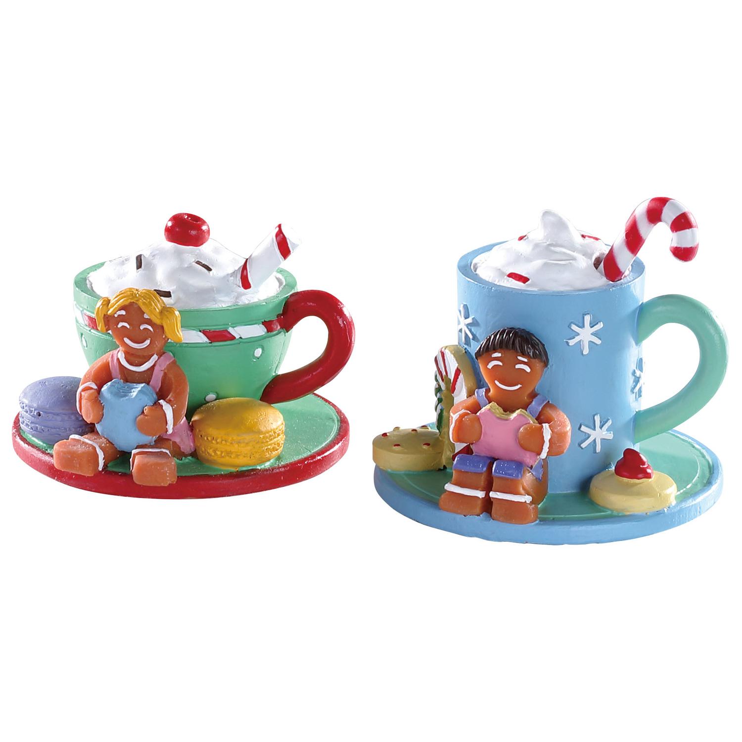 UPC 728162833839 product image for Lemax Cocoa and Cookies Village Accessory Multicolored Polyresin 1.65 in. 2 pk | upcitemdb.com