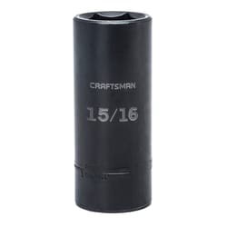 Craftsman 15/16 in. S X 1/2 in. drive S SAE 6 Point Deep Deep Impact Socket 1 pc