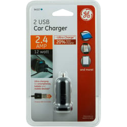 GE Dual USB Car Adapter 1 pk