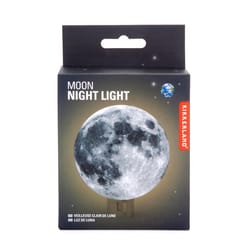 Kikkerland Manual Plug-in Moon LED Night Light