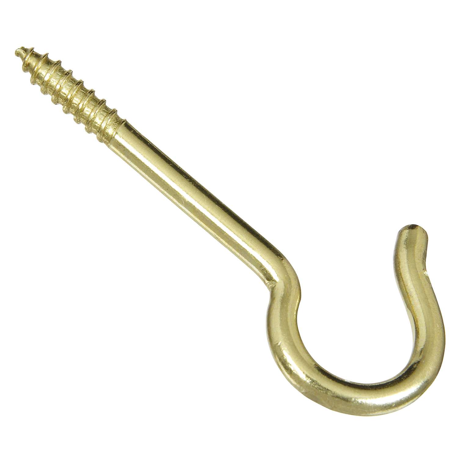 National Hardware Gold Solid Brass 29/16 in. L Ceiling Hook 20 lb. 3