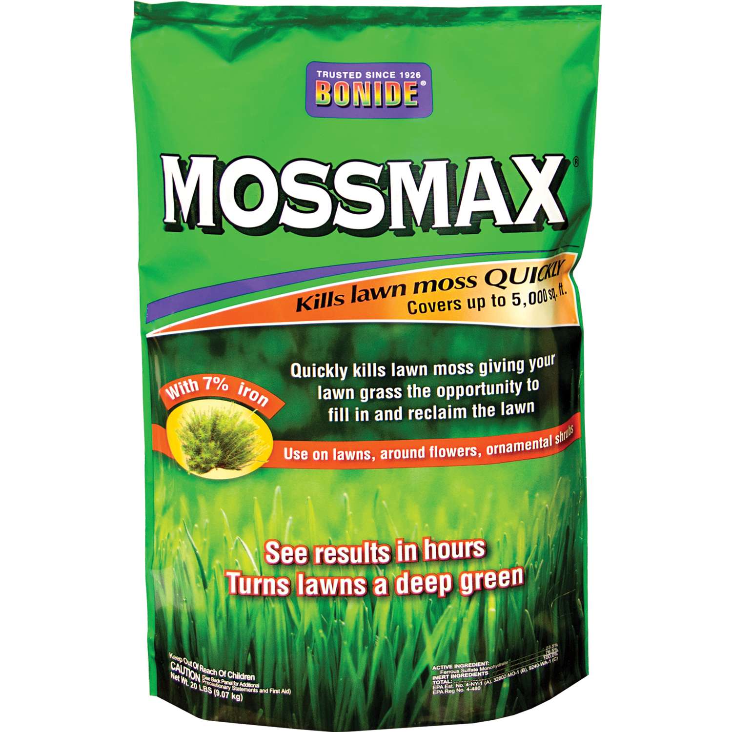 Bonide Mossmax Moss Killer Granules 20 lb. Ace Hardware