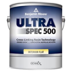 Benjamin Moore Ultra Spec Flat White Water-Based Paint Interior 1 gal