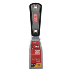 Ace 1-1/2 in. W High-Carbon Steel Stiff Putty Knife