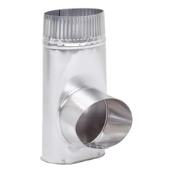 Deflect-O Jordan 5.25 in. L X 5 in. D Silver Aluminum Offset Dryer Connector