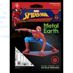 Metal Earth Marvel Spider Man 3D Model Kit Blue/Red 47 pc