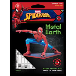 Metal Earth Marvel Spider Man 3D Model Kit Blue/Red 47 pc