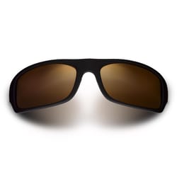 Maui Jim Peahi Unisex Matte Black Frame HCL Bronze Lens Polarized Sunglasses