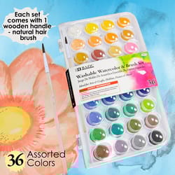 Bazic Products Assorted Water-Based Watercolor 8 oz