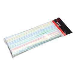 Chef Craft Multicolored Plastic Straws