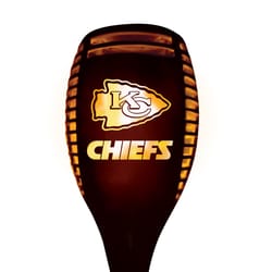 Sporticulture NFL 36 in. Solar Power Plastic Kansas City Chiefs Brown Solar Torch