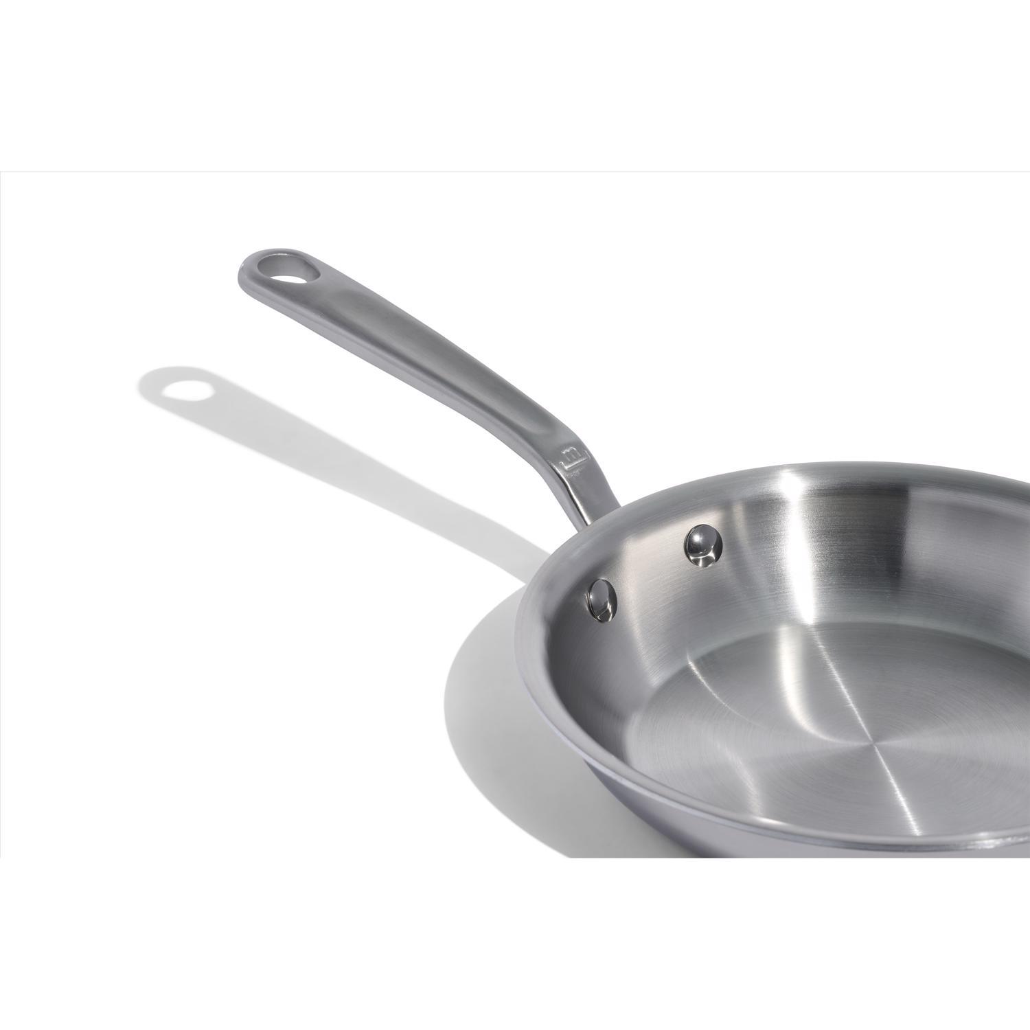 Made In Stainless Steel Fry Pan 8 in. Silver