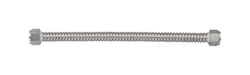 Ace 3/4 in. FIP X 1 in. D FIP 24 in. Corrugated Stainless Steel Water Heater Supply Line