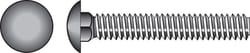 HILLMAN 5/16 in. X 2-1/2 in. L Stainless Steel Carriage Bolt 25 pk