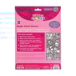 OOLY Hidden Colors Magic Friend Magic Paint Sheets 9 pc