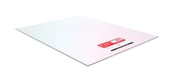 Plaskolite Lexan Clear Double Polycarbonate Sheet 32 in. W X 44 in. L X .093 in.
