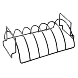 Outset Carbon Steel Rib Rack 14.75 in. L X 9.75 in. W 1 pk