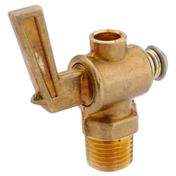 Anderson Metals 1/4 in. MIP in. Brass Drain Valve with Lever