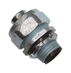 Sigma Engineered Solutions ProConnex 3/4 in. D Zinc-Plated Iron Straight Connector For Liquid Tight