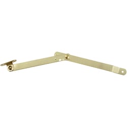 National Hardware Brass-Plated Steel Right Hand Folding Support Mount 1.38 in. 9 in. 1 pk