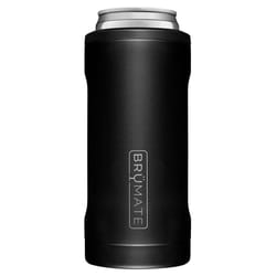 BruMate Hopsulator 12 oz Matte Black BPA Free Can Insulator