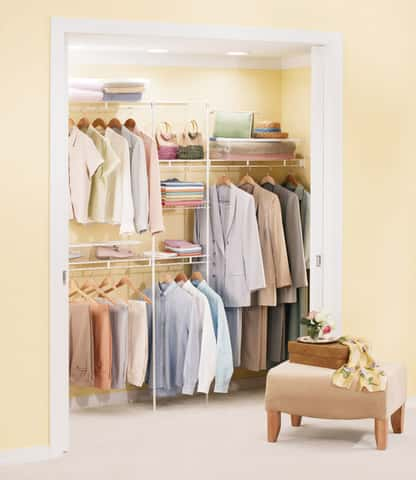 Rubbermaid Deluxe Closet Kit - White