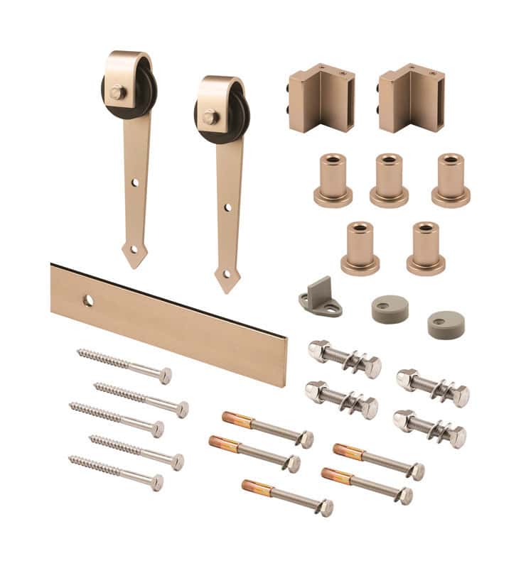 PrimeLine Silver Steel Barn Door Hanger Kit 1 pk Ace Hardware