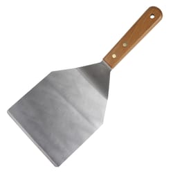 Chef Craft Brown/Silver Stainless Steel/Wood Turner/Spatula