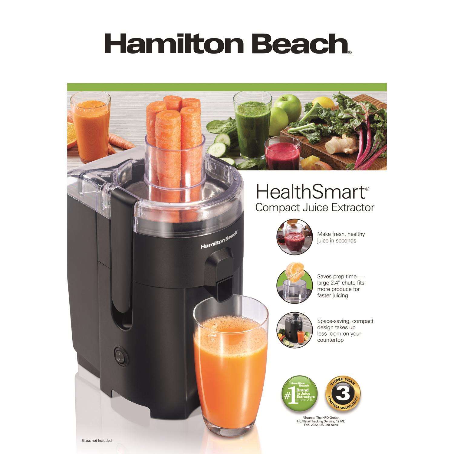 Hamilton beach healthsmart juice extractor best sale