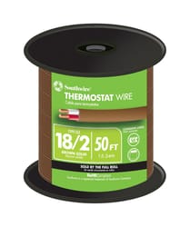 Southwire 50 ft. 18/2 Solid Copper Thermostat Wire